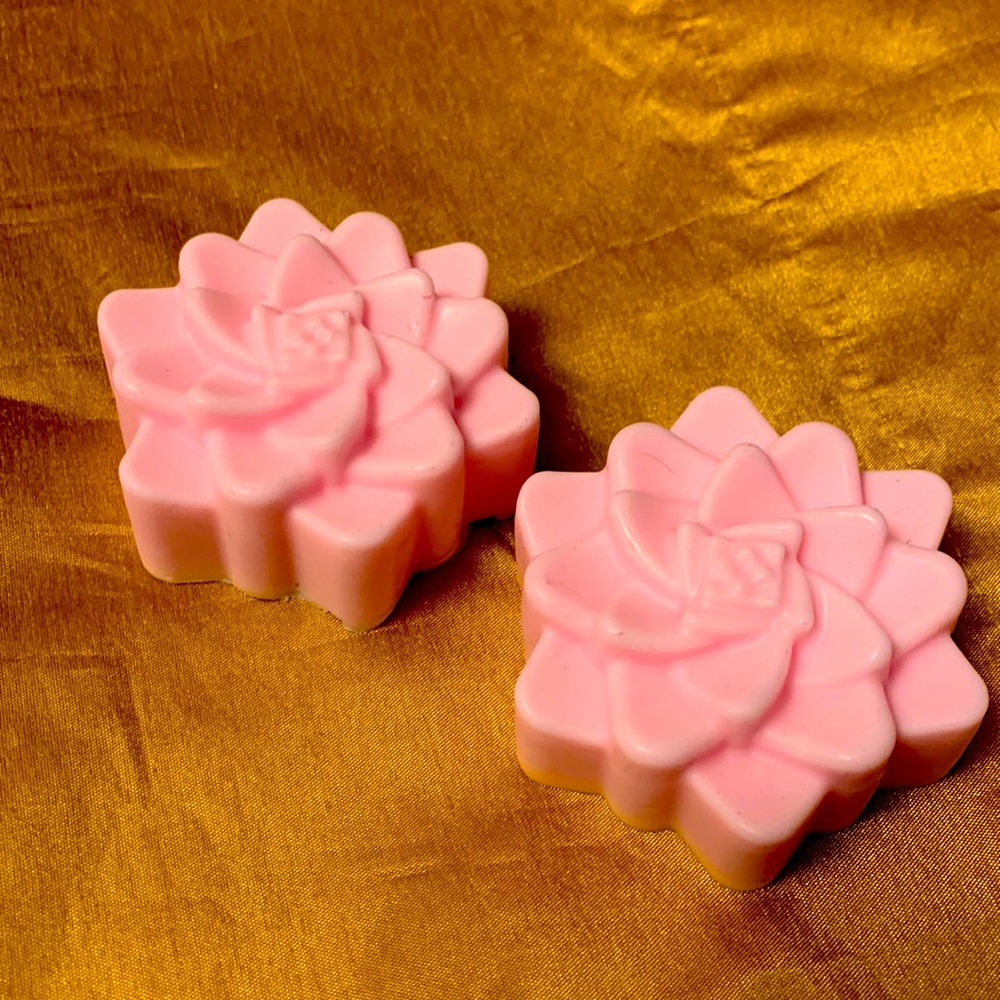 Handcrafted goats milk body soap.